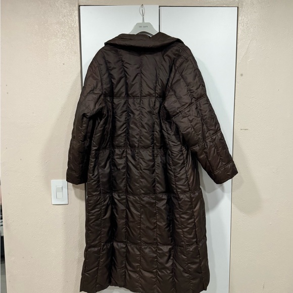 Versace Dark Brown Puffer Coat - Picture 9 of 14